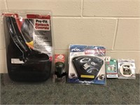 Car accessories lot of 5 pieces.  All items shown