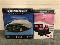 Car exterior and interior protection lot, car and