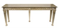 Italian Neoclassical Manner Silver-Gilt Console