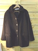 Evan-Picone Wool Pea Coat, Size 8