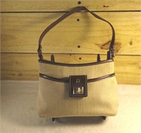 Canvas Bag with Etienne Aigner Label