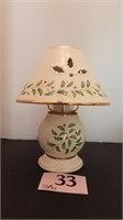CHRISTMAS CANDLE LAMP 10IN