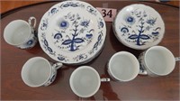 16 PC PORCELAIN CHINA SET BY HOUSE OF PRILL