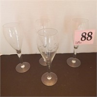 SET OF 4 ETCHED STEMS