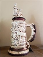 Large Stein with Elk