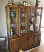 Large Two-Piece China Hutch