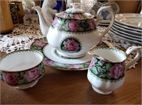 Royal Albert Needle Point Bone China Tea Set