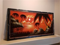 Large Wall Art: Sunset 48" x 26"