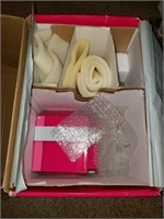 Box with Styrofoam for making dolls