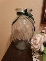 Large Clear Vase