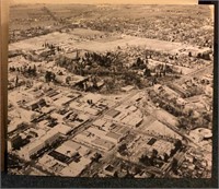 Vintage 1940's Aerial View Picture of Chico