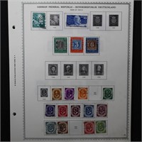 German Federal Republic Stamp Collection 1949-72