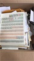 WW Stamp Accumulation in Banker's Box