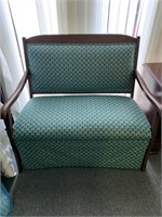 Beautiful Green Loveseat Chair