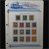 US Stamps #551-573 Mint Hinged CV $439