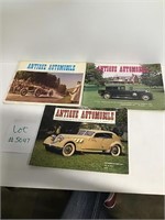 3 Vintage automobile catalogs 1976