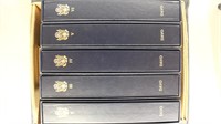 US Davo Hingeless Stamp Albums, Vol 2-6, 1945-1999