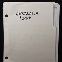 Australia Stamps 1913-1995 Used Collection on pgs