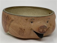 Vintage Ceramic Pig Bowl