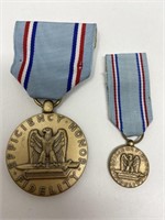 Pair of WWII Medals for Good Conduct