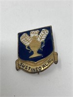 WWII Sterling US Air Force Pin Susteneo Alas