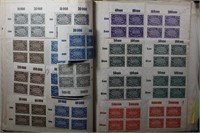 Germany Stamps 1890s-1920s Mint Blocks in old