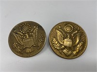 Pair of 1.5" US Military Eagle Pins