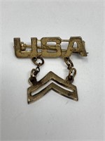 WWII US Army Sterling Sweetheart Pin