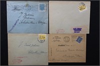 Worldwide Stamps 50+ Covers mostly early 20th cent