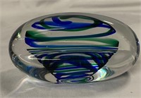 Blown Art Glass Paperweight