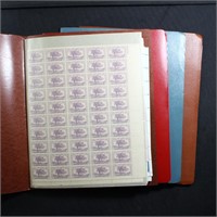 US Stamps Face Value Lot Sheets FV $160