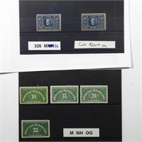US Stamps Mint & Used better incl #326 Mint OG, et