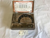 Starrett Micrometer Caliper Set