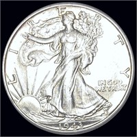 1943-D Walking Half Dollar UNCIRCULATED