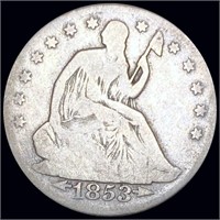 1853-O Seated Half Dollar NICELY CIRCULATED