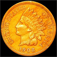 1908 Indian Head Penny CLOSELY UNCIRCULATED