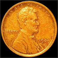 1909 Lincoln Wheat Penny ABOUT UNCIRCULATED