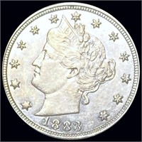 1883 Liberty Victory Nickel ABOUT UNCIRCULATED