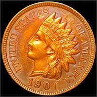 1901 Indian Head Penny CLOSELY UNCIRCULATED