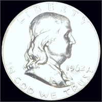 1962 Franklin Half Dollar CLOSELY UNCIRCULATED