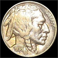 1936 Buffalo Head Nickel LIGHTLY CIRCULATED