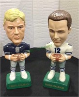 Bobble heads, Dallas cowboys Troy Aikman and