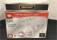 Motion security light, defiant LED motion