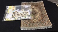Mixed lot, US postage stamps, rug style mouse