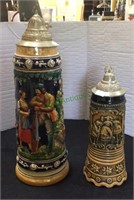 Steins two German Steins, one marked made in