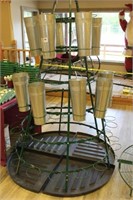 seven tier Gladiola bucket display stand with