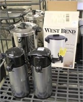 lot to include (2) Avantco 55 cup stainless steel