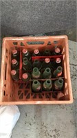 Crate of Dr.Pepper Bottles