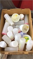 Box of Storage Bottles/Containers