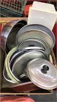 Box Deal with Pan and Pots Lids, Bowls, Tupperware